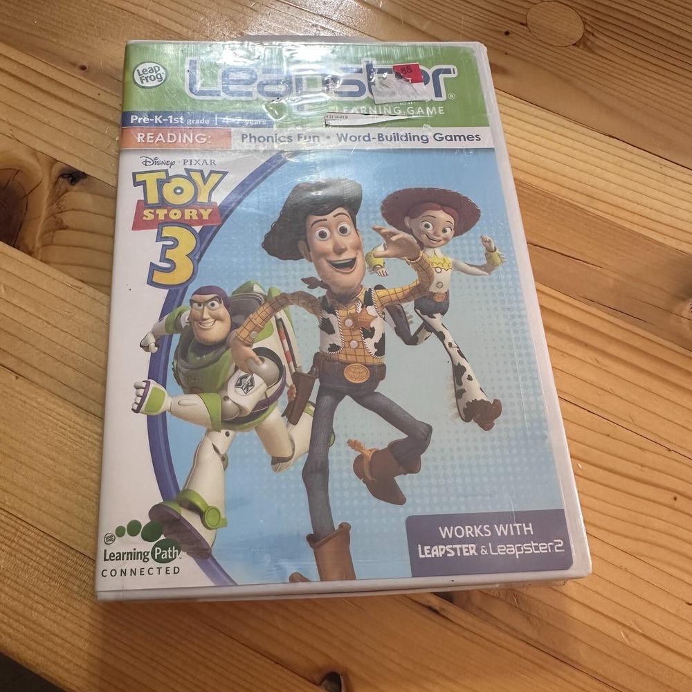LeapFrog Leapster Toy Story 3 Learning Game Disney Pixar Pre-K-1st Grade New